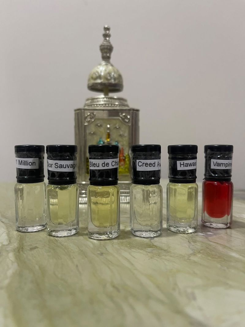 Attar Combo Package - 01 (06 Pcs) Multi-fragrance