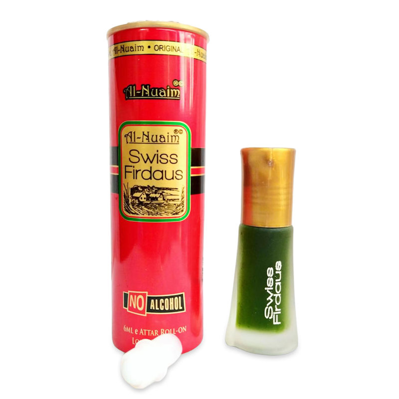 Al-Nuaim Swiss Firdaus Attar - 6 ml (Roll On) - Roll
