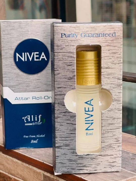 Alif Attar Nivea Roll On - 8 ml